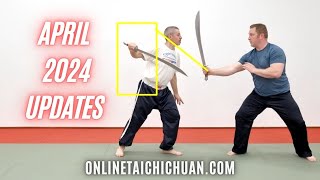 Online Tai Chi Chuan   updates for April 2024