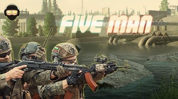 we went 5 man on customs.. (full raid)