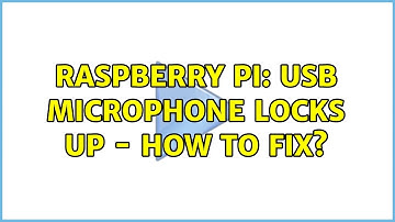 Raspberry Pi: USB microphone locks up - how to fix?