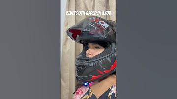 Bluetooth added in axor helmet ⛑️ #travel #motovlogger #trending #axorhelmets #bluetooth_earphone #y