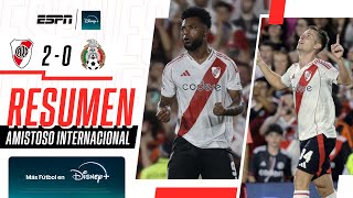 Thumbnail for EL MILLONARIO DERROTÓ A LA TRI Y CERRÓ SU PRETEMPORADA EN EL MONUMENTAL | River 2-0 México | RESUMEN