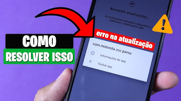 Como resolver erro (com.motorola.ccc parou) de qualquer Motorola
