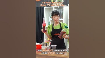 Sự Khác Nhau Giữa Syrup Và Mứt Trái Cây #shorts #vinbar #xuhuong #thinhhanh #congthucphache