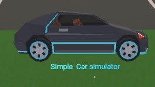 😱Построіл себе машину в ігре (Simple Car simulator )😱