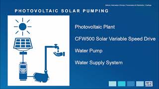 WEG Solar – Solar Variable Speed Drive Installation