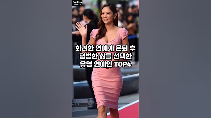 화려한 연예계 은퇴 후 평범한 삶을 선택한 유명 연예인 TOP4