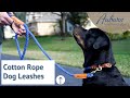6 ft Natural Cotton Rope Leashes for Dogs | Available in a variety of colors!