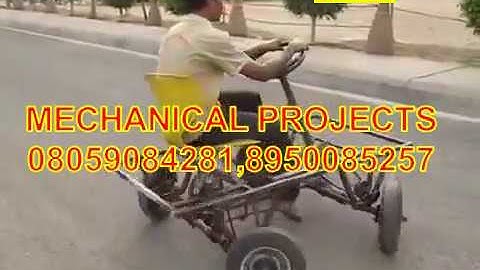 MECHANICAL PROJECTS IN MOHALI - FOUR WHEEL STEERING SYSTEM