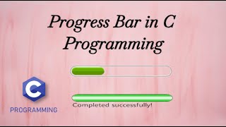 Progress Bar in C programming, Simple Project in C #coding #cprogramming #coder