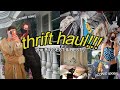 the BIGGEST & BEST try on THRIFT HAUL!!! (LA thrift stores, vintage shops, estate sales and MORE!)