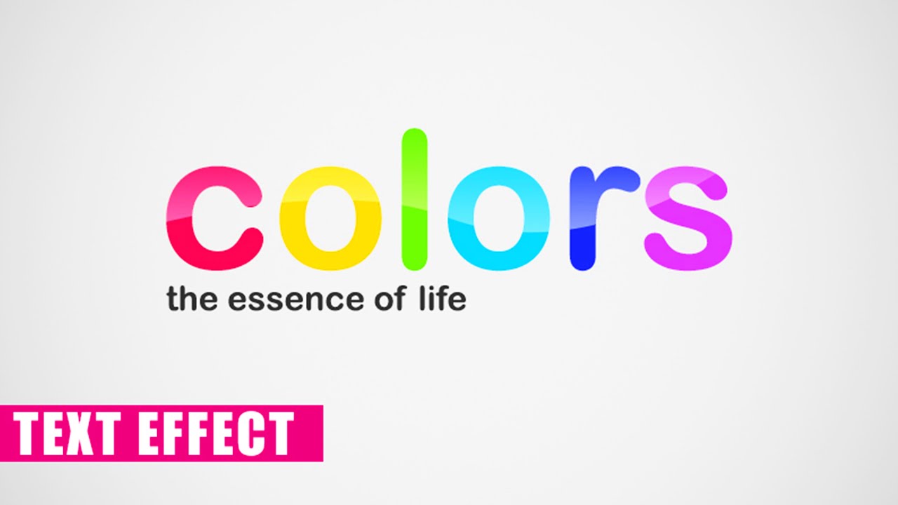 Text Color. Colour text. Text Color logo. Colorful text