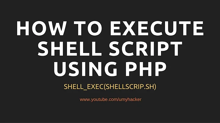 How to execute shell script using php in ubuntu