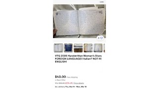 Would You Sell Someone’s Personal Diary?