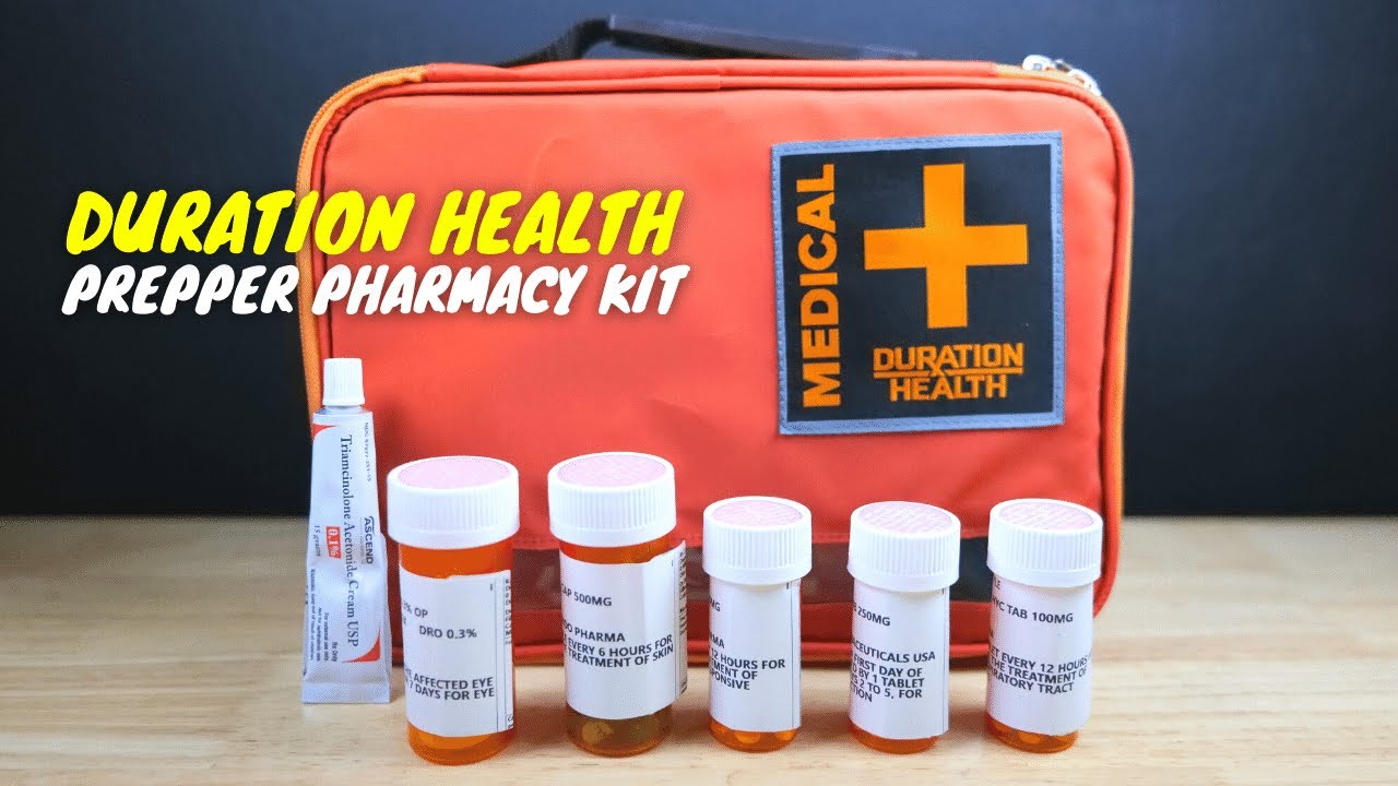 The Must Have Pharmacy Kit for Preppers 💊 [Antibiotics and Steroids from  Duration Health] + add-ons 