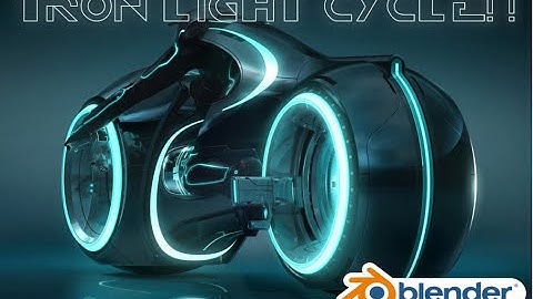 Making Tron light cycles in Blender