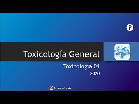Toxicología 01 Generalidades
