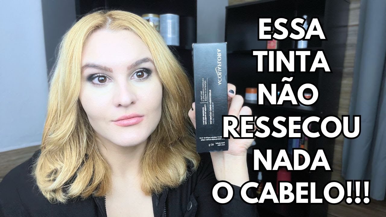 TESTEI A TINTA SUPERCLAREADORA 12.1 DA ACQUAFLORA