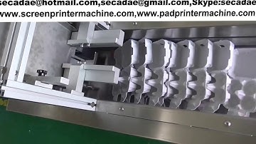 buy cheap automtic loading and unloading egg carton label pasting machine