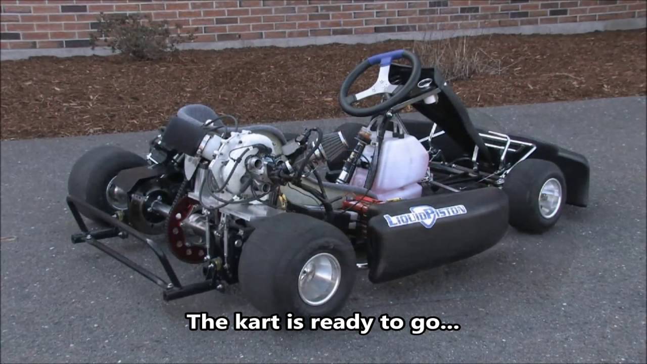 Here's a 4-pound, 3-hp experimental rotary engine in a go-kart - Autoblog
