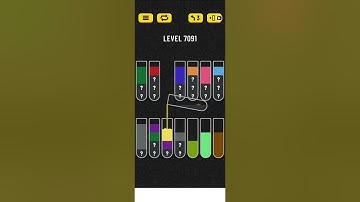 water sort puzzle level 7091