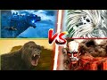 Founding Titan vs Godzilla, Kong vs Colossal Titan ||  Explained in Hindi || Multi versh