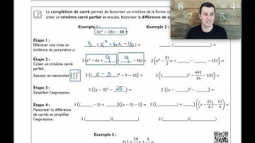 Secondaire 4 SN - La factorisation