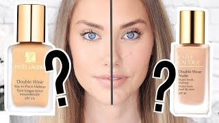 Estee Lauder DOUBLE WEAR NUDE Water Fresh Foundation VS ORIGINAL DOUBLE WEAR!