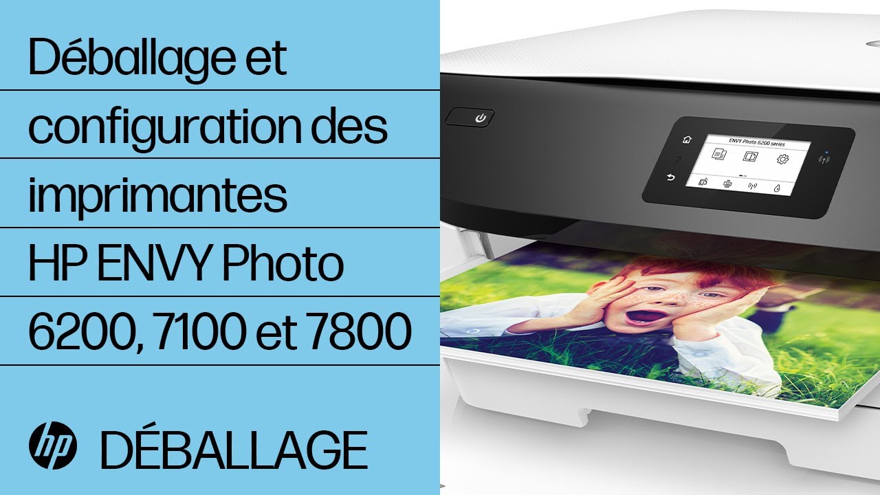 Déballage et configuration des imprimantes HP ENVY Photo 6200, 7100 et 7800  | HP ENVY | HP - YouTube