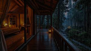 Rainy Cabin by the Lake 🌧️ Warm Bedroom Ambience for Deep Relaxation & Sleep Fast Instantly Tonight💤
