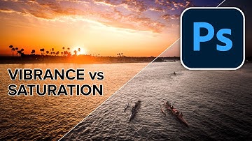 Vibrance vs Saturation in Photoshop. Use them together!