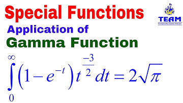 Applications of Gamma Function/Problems on Gamma Function/ Special Function