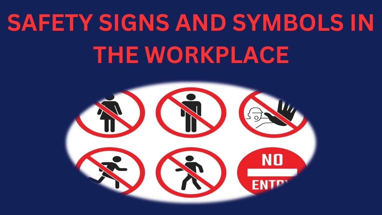 safety signs and symbols in the workplace ,HSE Management system. - YouTube