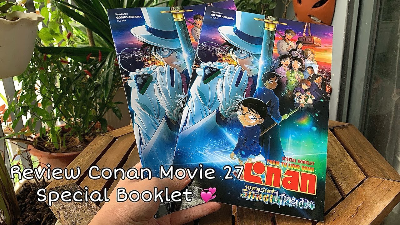 [Unboxing Manga] Conan Movie 27 Special Booklet - Ngôi Sao Năm Cánh Triệu Đô - Kaito Kid
