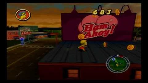 The Simpsons Hit & Run PS2 Walkthrough Part 9 Nerd Race Queen, Clueless
