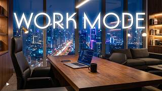 Deep Work Music | Ultimate Focus & Productivity in a Luxury Night Workspace