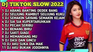 DJ TIKTOK SLOW 2022 || DJ ABANG BANTING ADEK BANG REMIX FULL BASS VIRAL TIKTOK TERBARU 2022