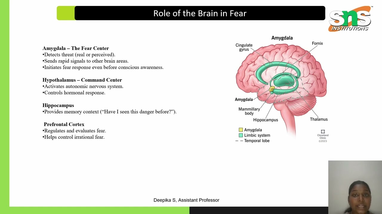 FEAR & PHYSIOLOGICAL MECHANISM | BIOLOGICAL SYSYTEMS IN MENTAL PROCESS | LECTURE VIDEO | PSYCHOLOGY
