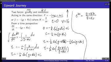 Vertical Resisted Motion I