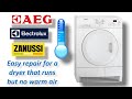 AEG Lavatherm Condenser Tumble Dryer Stays Cold Heater Fault Repair