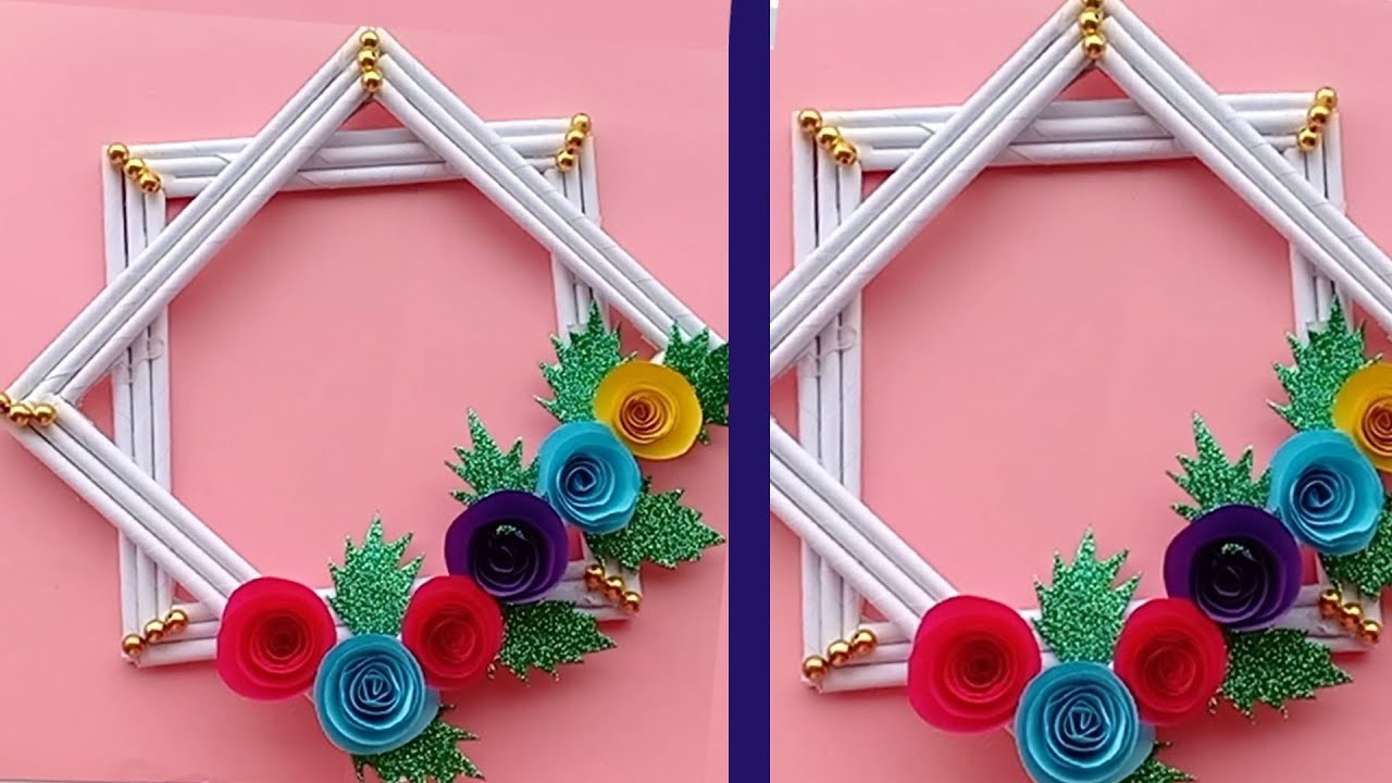 Diy Simple Home Decor Wall Decoration Hanging Flower Paper Craft Ideas You