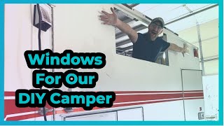 Installing Windows in Our DIY Off Grid Camper | Windows from China (success or epic fail?)