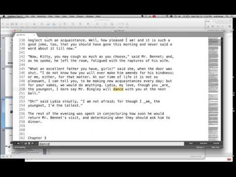 Using regex search in sublime text