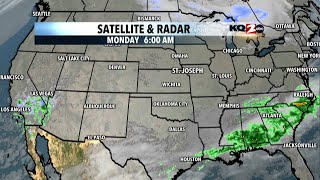 Quiet weather pattern for the first half of the workweek