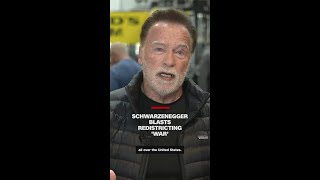 SCHWARZENEGGER BLASTS REDISTRICTING ‘WAR'