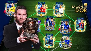 BALLON D'OR 2021 SPECIAL SQUAD BUILDER | BALLON D'OR NOMINEES SQUAD | FIFA MOBILE 21