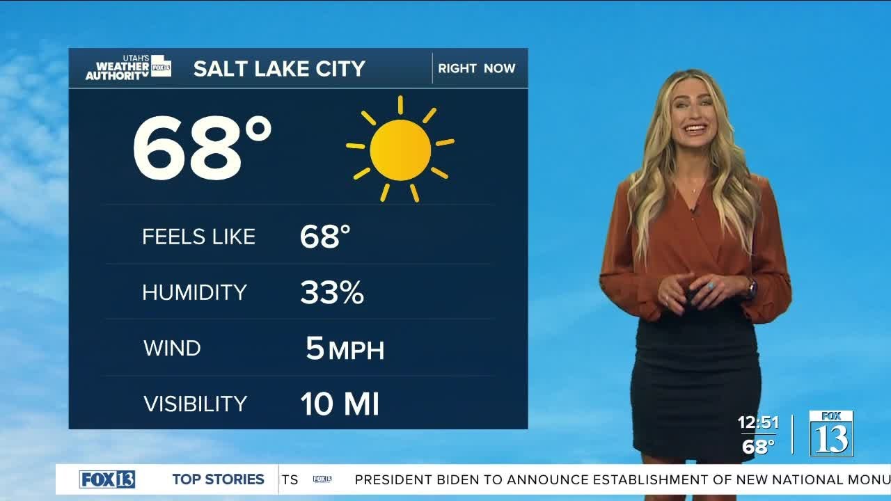 Sunny and mild day in UT! Wednesday, October 12 - YouTube