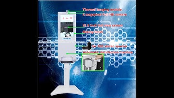 Conion Floor Standing Smart Hand Sanitizer & Temperature Detector