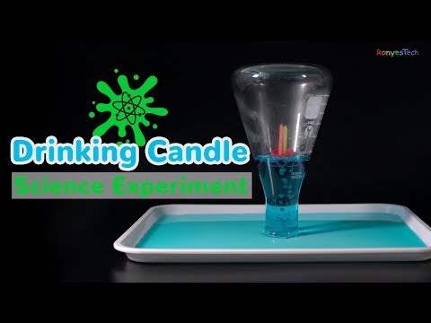 Why Candle Drinks Water?