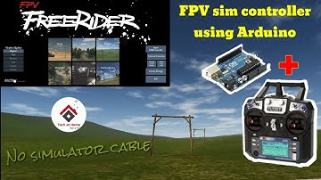FPV Drone simulator using Arduino and Flysky Transmitter | Unojoy Joystick | without simulator cable