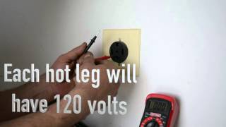 How to Check for Volts at a 120 and 220 Volt Outlets